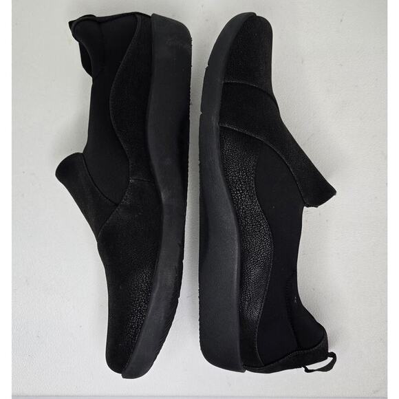 Clarks Black Cloud Steppers Sillian Paz Slip on Comfort Shoe Loafer 10 NEW - Picture 5 of 10